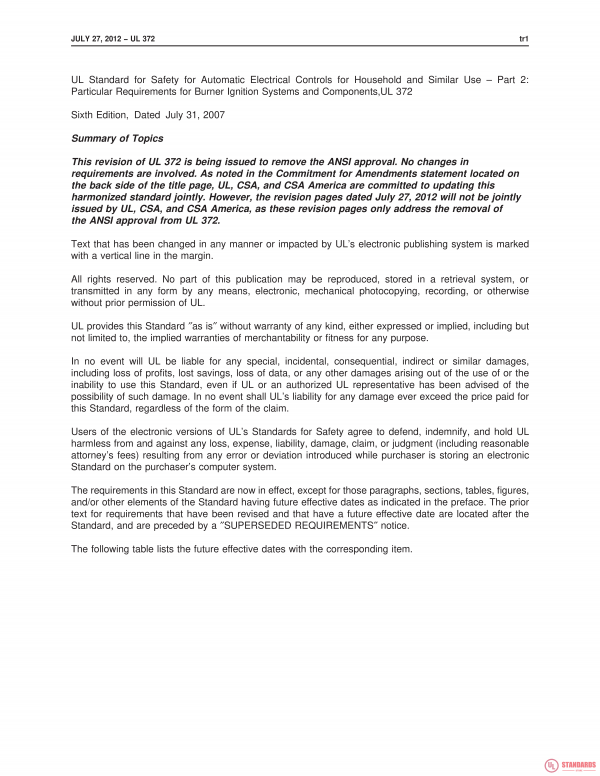 UL 372 PDF UL 372 PDF